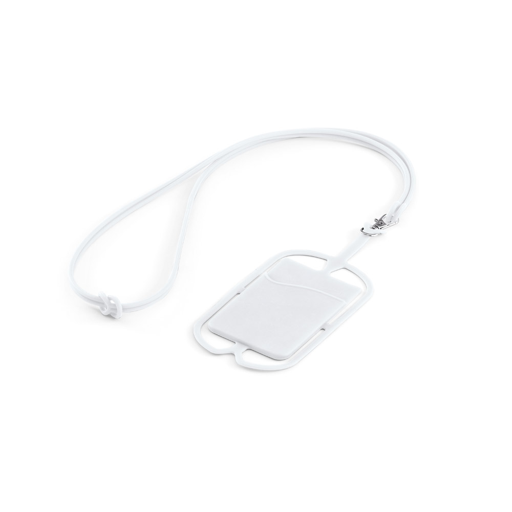 NICOLAUS. Porta cartões para celular em silicone personalizado