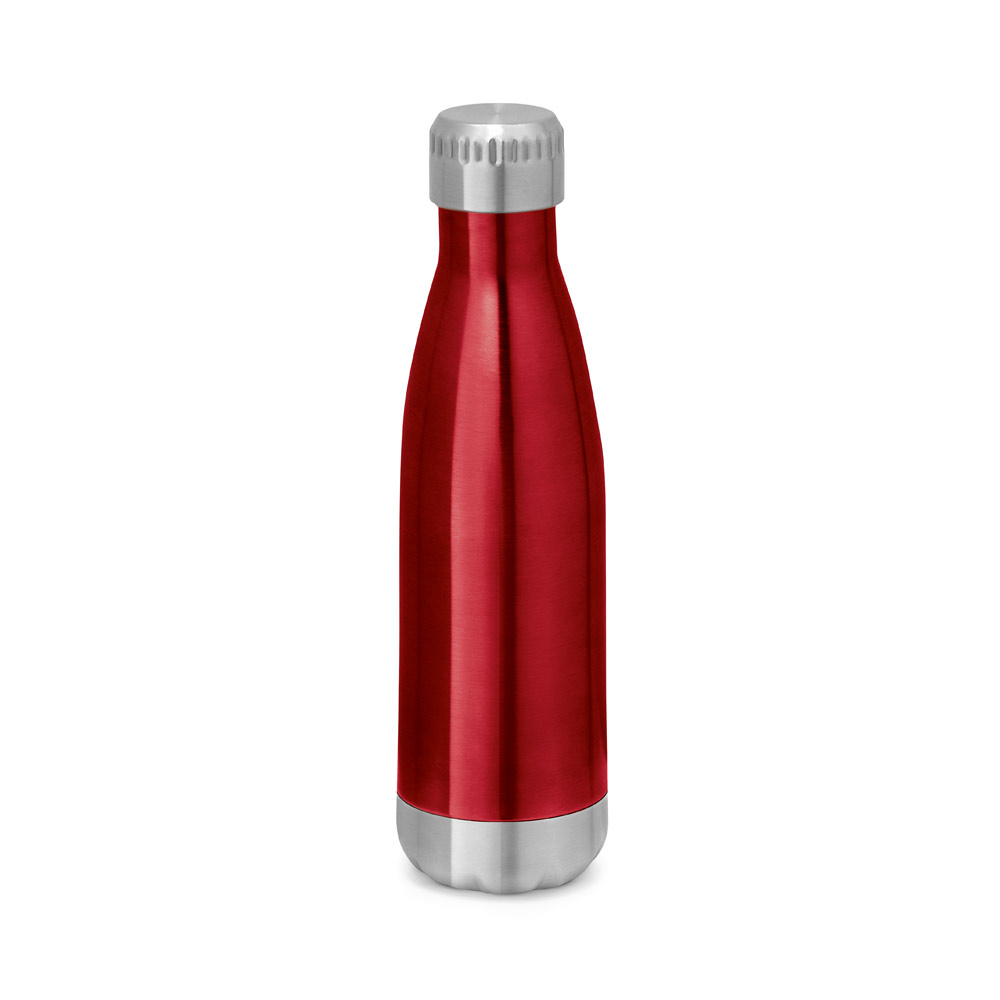 SHOW. Garrafa térmica em aço inox de parede dupla isolada a vácuo (510 mL) personalizado