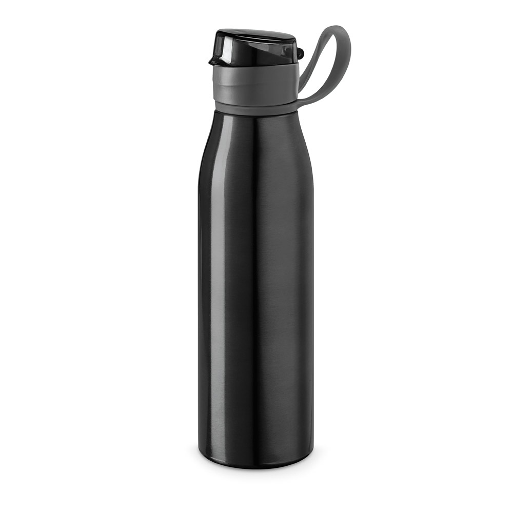 KORVER. Squeeze em alumínio com tampa flip flop em AS e PP (650 mL) personalizado