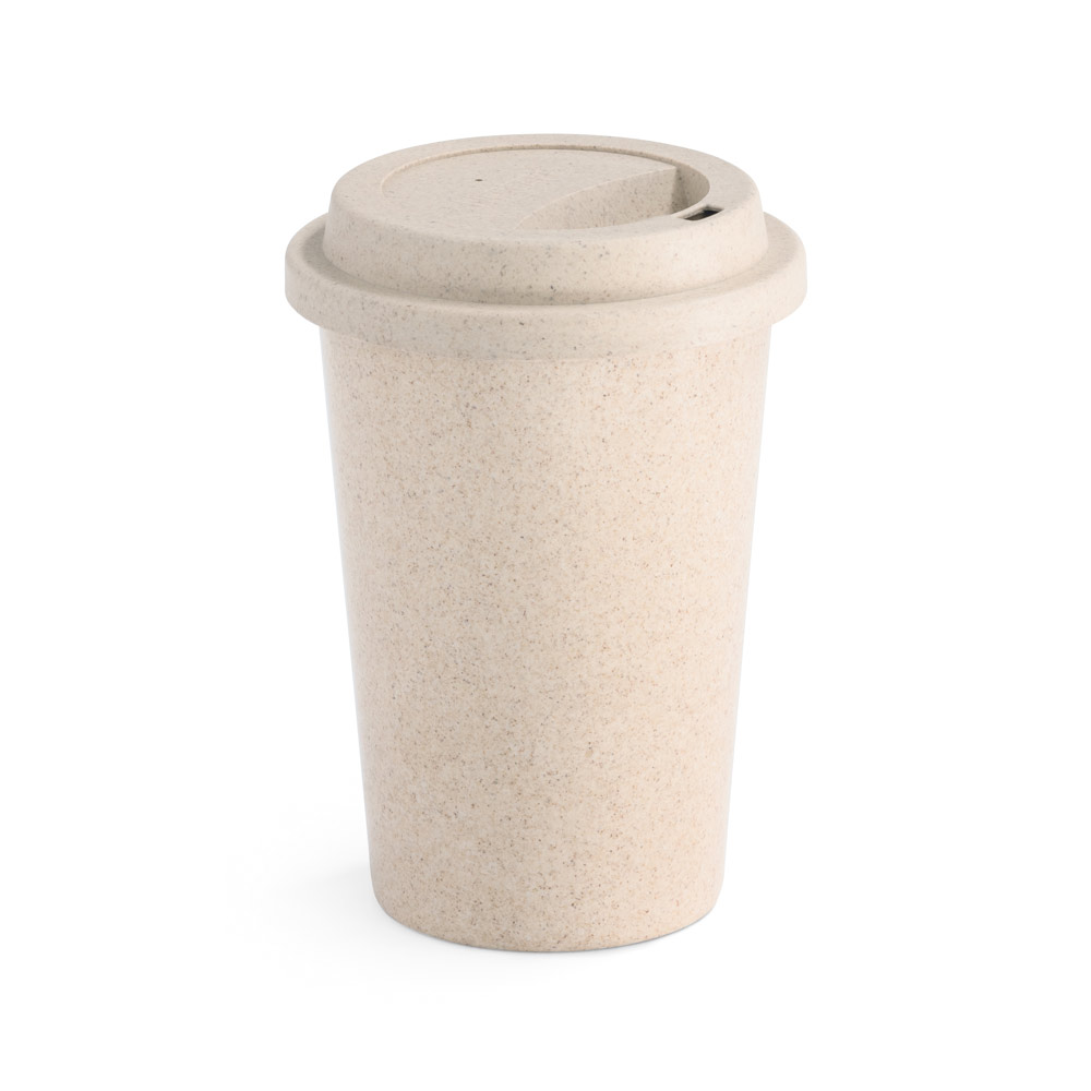 TISANA. Copo para viagem em fibra de bambu (60%) e PP (40%) (450 mL) personalizado