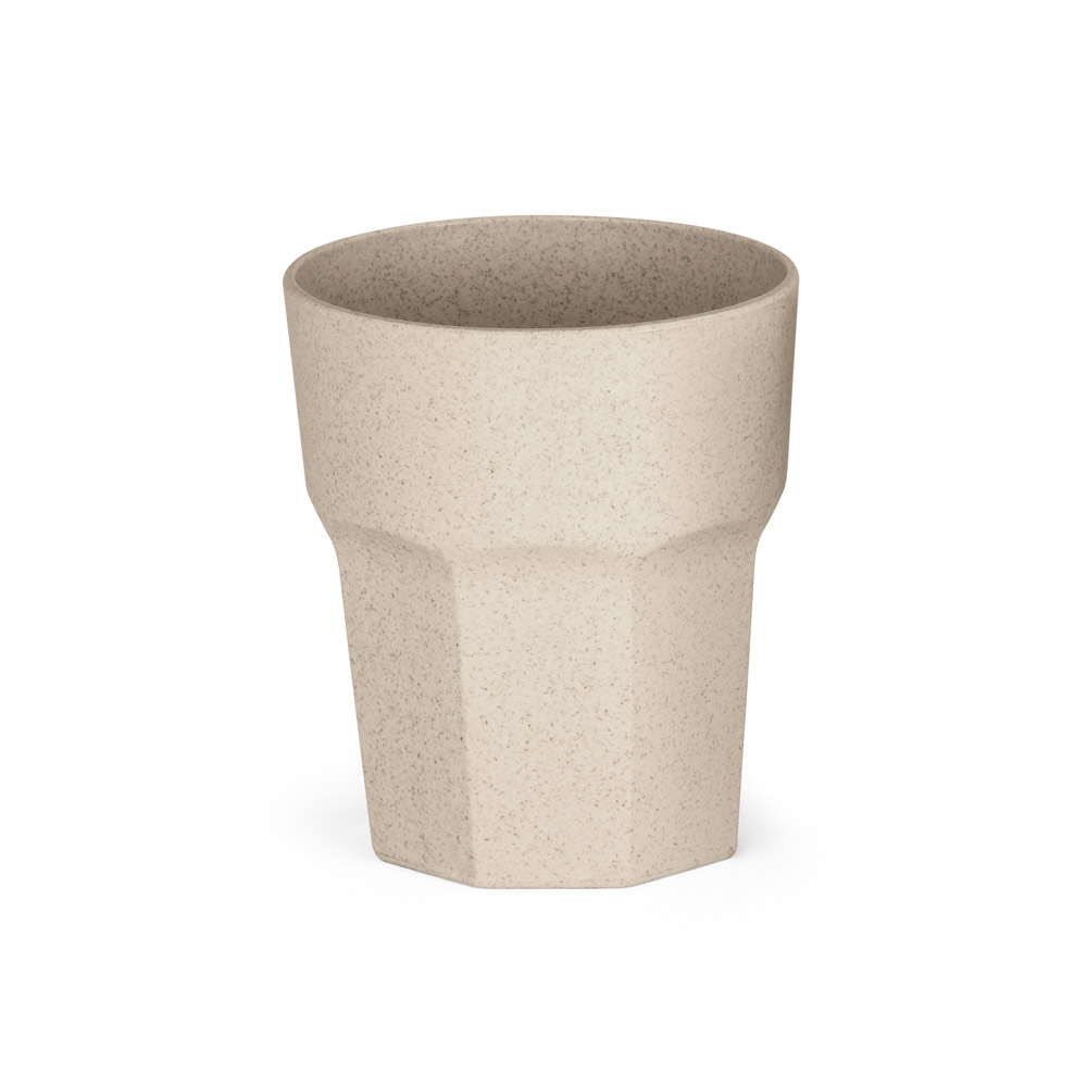 PETRELLI. Copo em fibra de arroz (60%) e PP (40%) (400 mL) personalizado