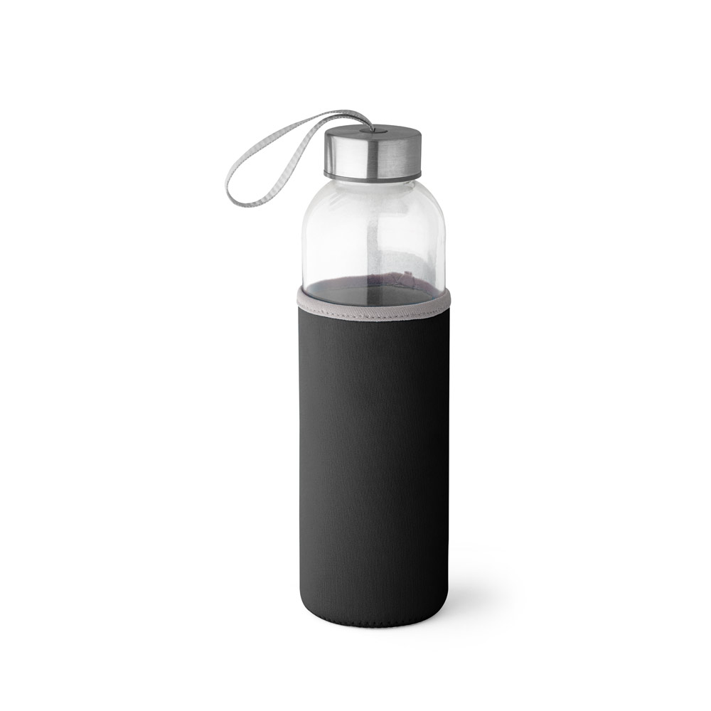 RAISE. Squeeze em vidro e tampa em aço inox com alça (520 mL) personalizado