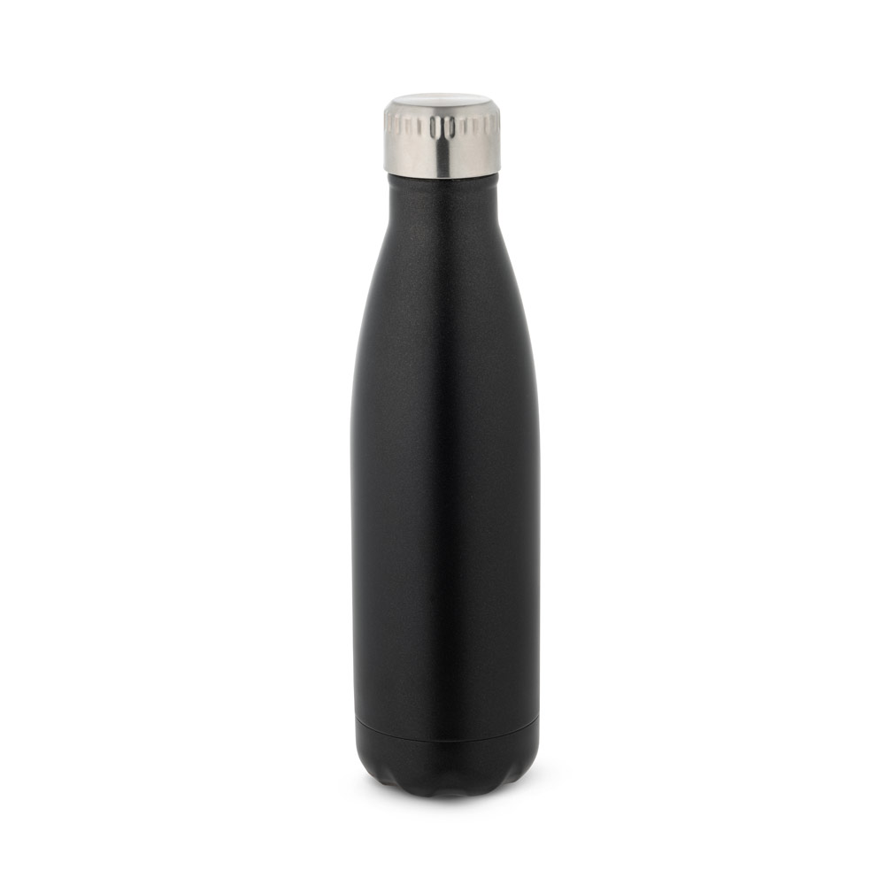 SHOW SATIN. Garrafa térmica em aço inox de parede dupla isolada a vácuo (500 mL) personalizado