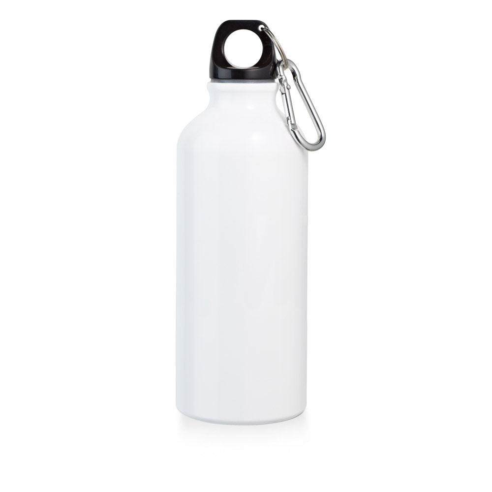 LANGFORD. Squeeze em alumínio para sublimação com mosquetão (500 mL) personalizado
