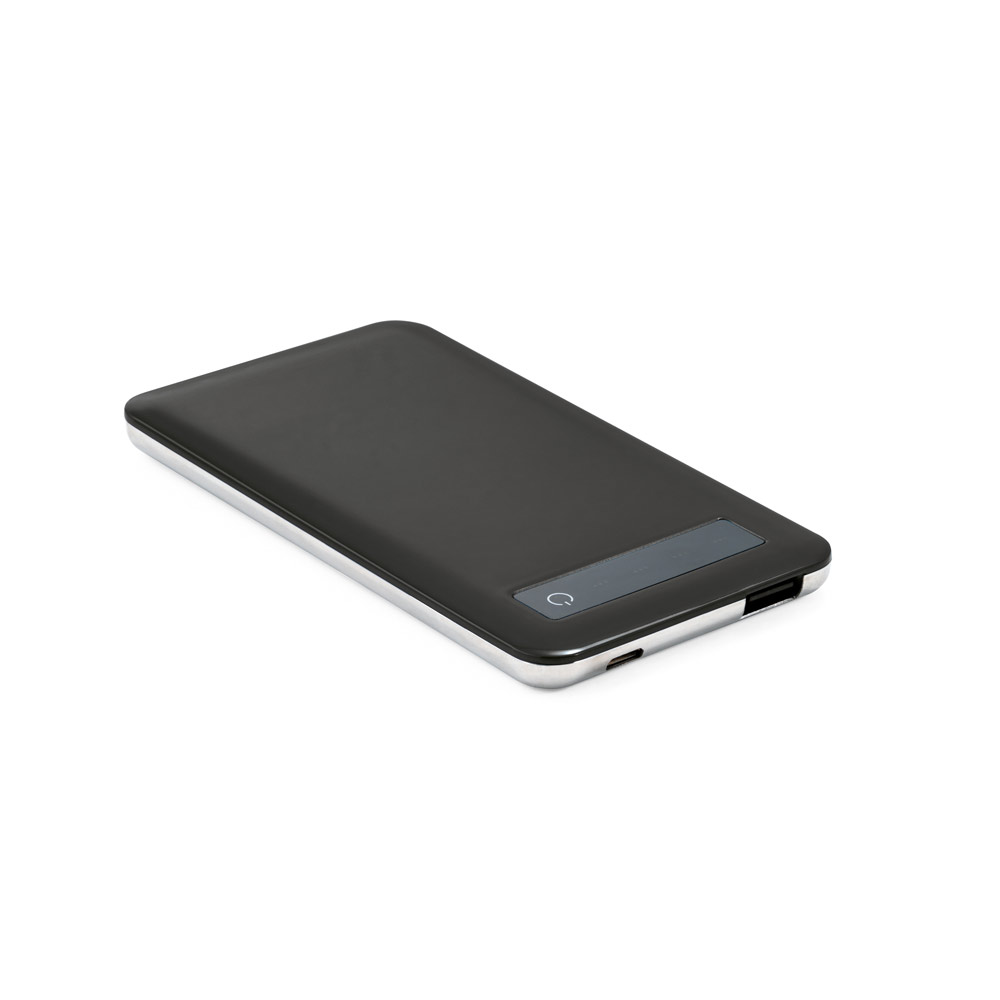 SAGAN. Bateria portátil com ecrã touch e indicador de carga 4'000 mAh personalizado