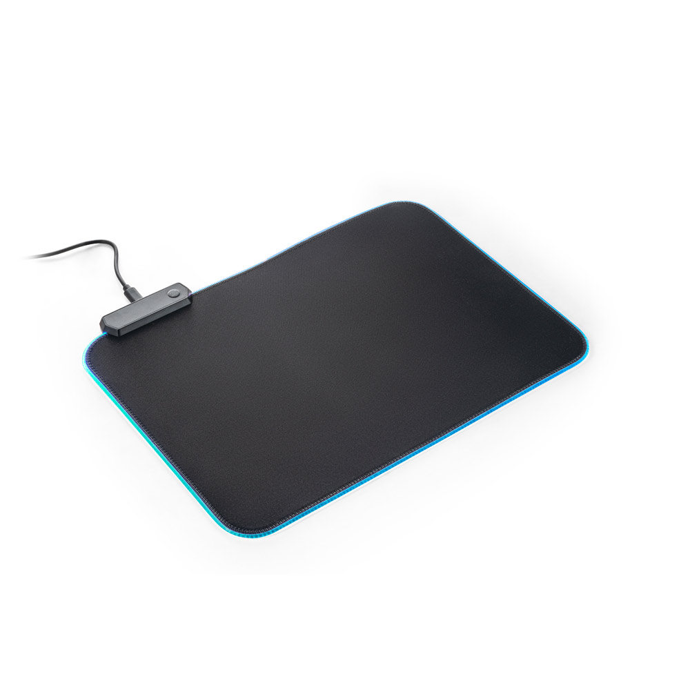 THORNE MOUSEPAD RGB. Mouse pad para jogos em poliéster com base antiderrapante em borracha personalizado