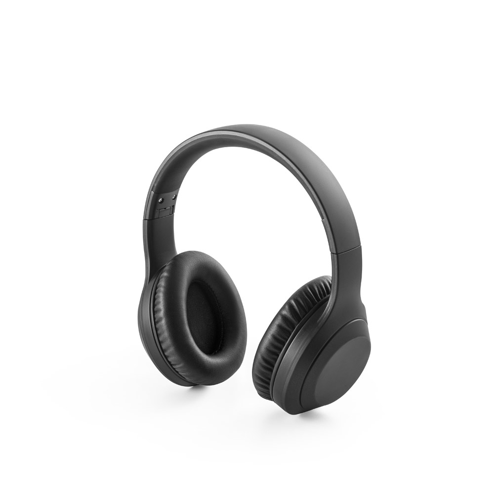 BETTENCOURT. Fone de ouvido wireless dobráveis com ANC e autonomia de 15h, em ABS 100% reciclado personalizado
