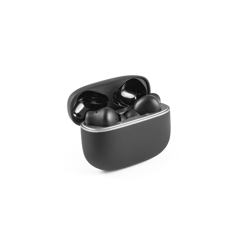 CAUBY. Fones de ouvido wireless com ANC e autonomia de 7h, em ABS 100% reciclado personalizado