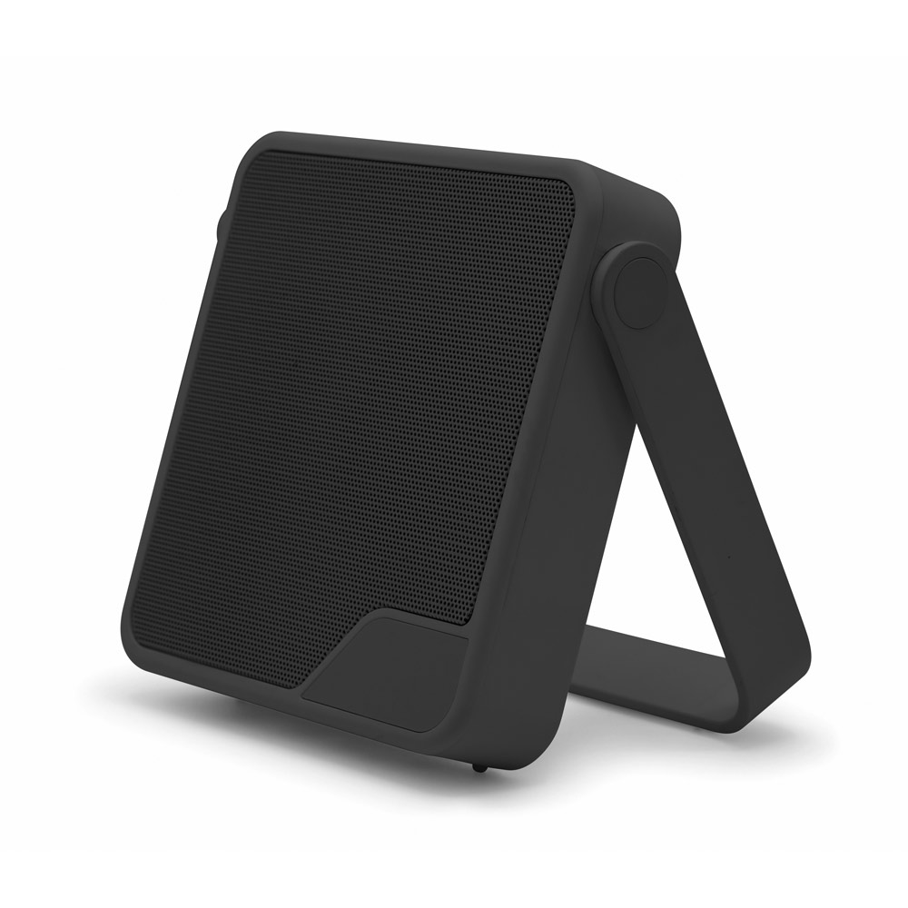 DIPSTER. Coluna portátil com proteção à prova d'água (IPX7) e autonomia de 11h (1'800 mAh), em ABS 100% reciclado personalizado