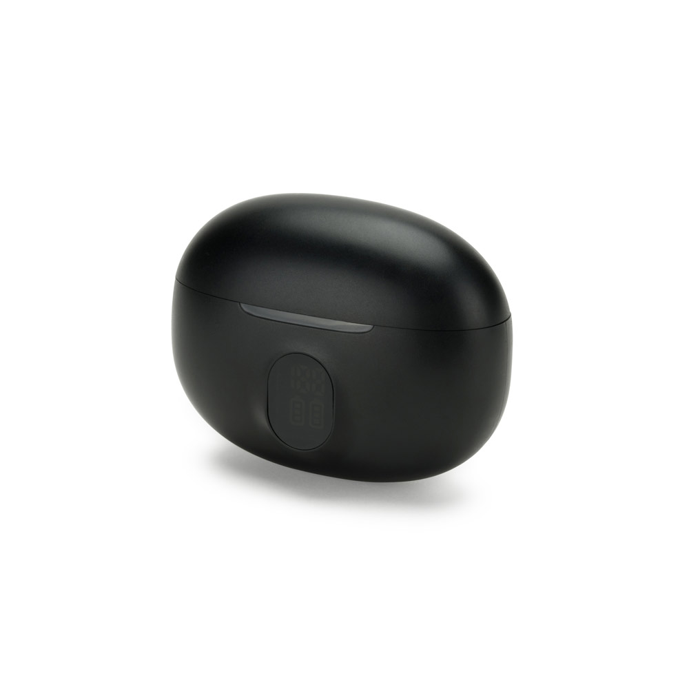 CAETANO. Fones de ouvido wireless com autonomia de 4h (200 mAh), em ABS 100% reciclado personalizado