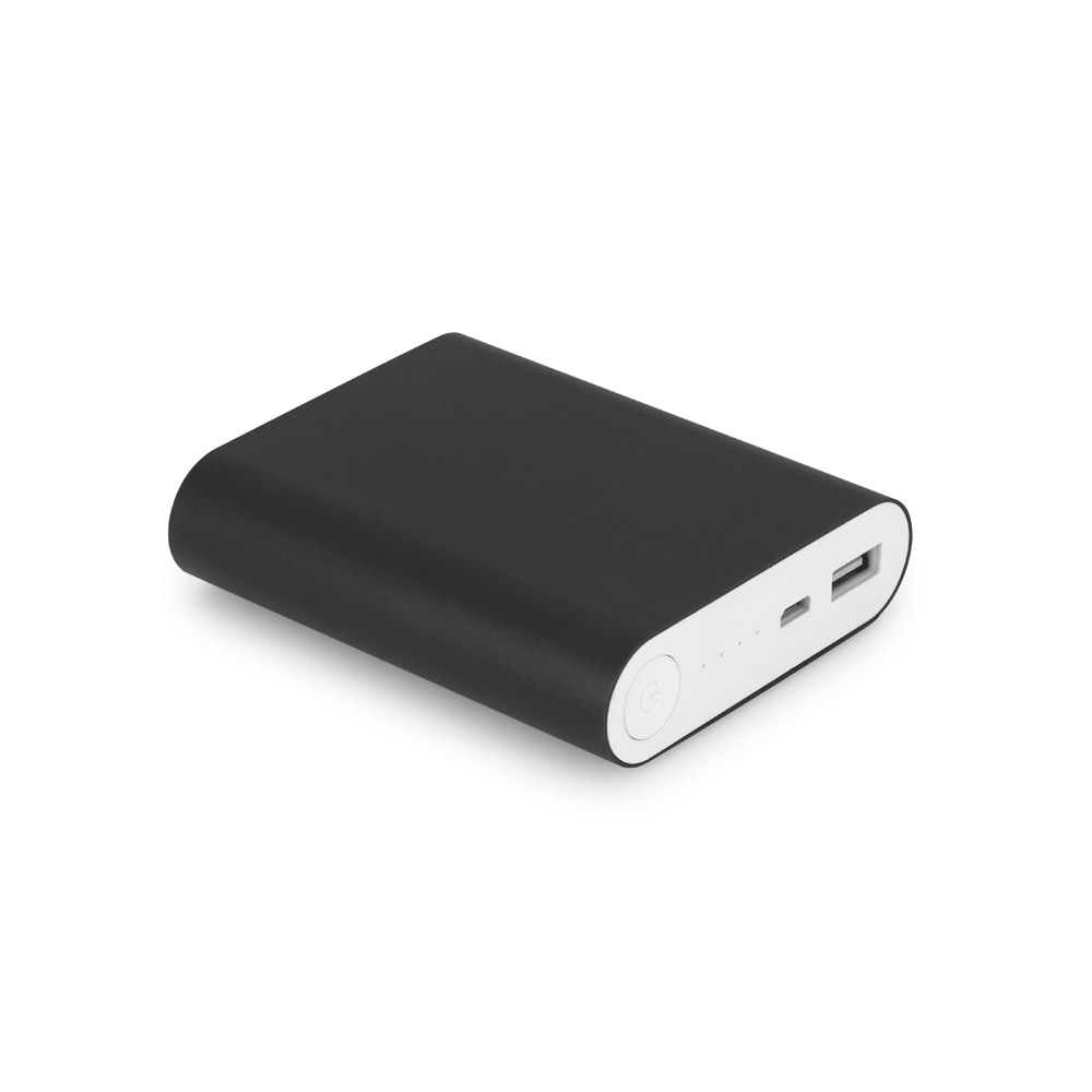 EMLYN. Bateria portátil em alumínio e bateria de lítio (8'000 mAh) personalizado