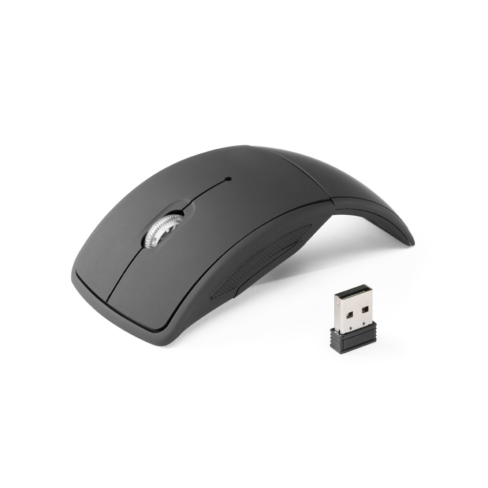 ALENCAR. Mouse wireless dobrável 2'4G. em ABS personalizado