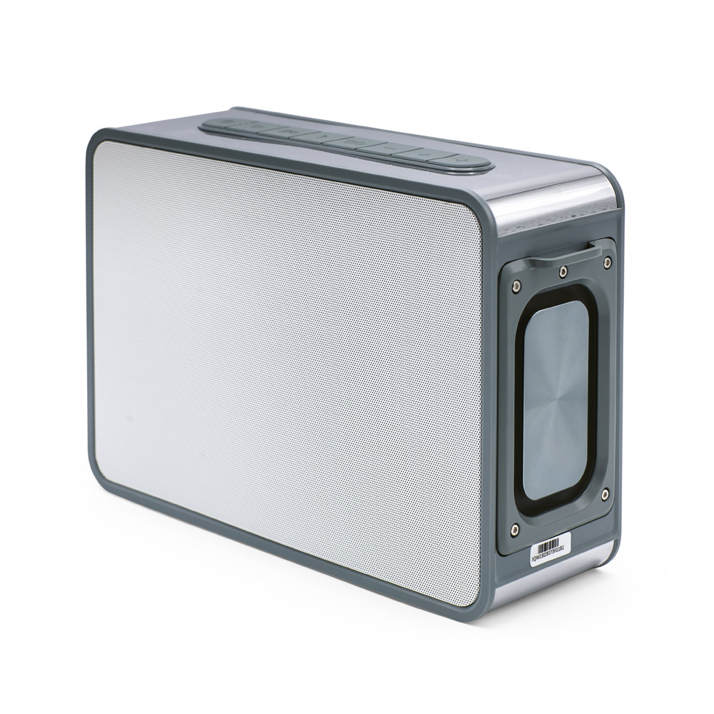JOUNCER. Caixa de som com microfone e autonomia de 7h (5'200 mAh), em ABS 100% reciclado personalizado