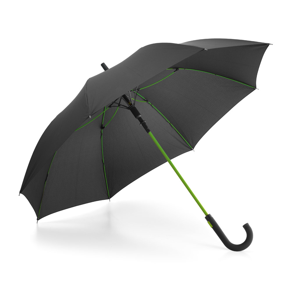 ALBERTA. Guarda-chuva em pongee 190T com abertura automática personalizado