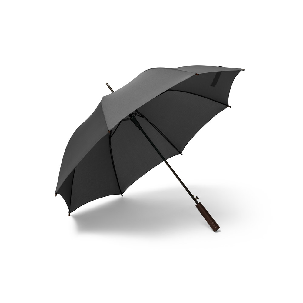 APOLO. Guarda-chuva em 100% poliéster reciclado pongee 190T com abertura automática personalizado