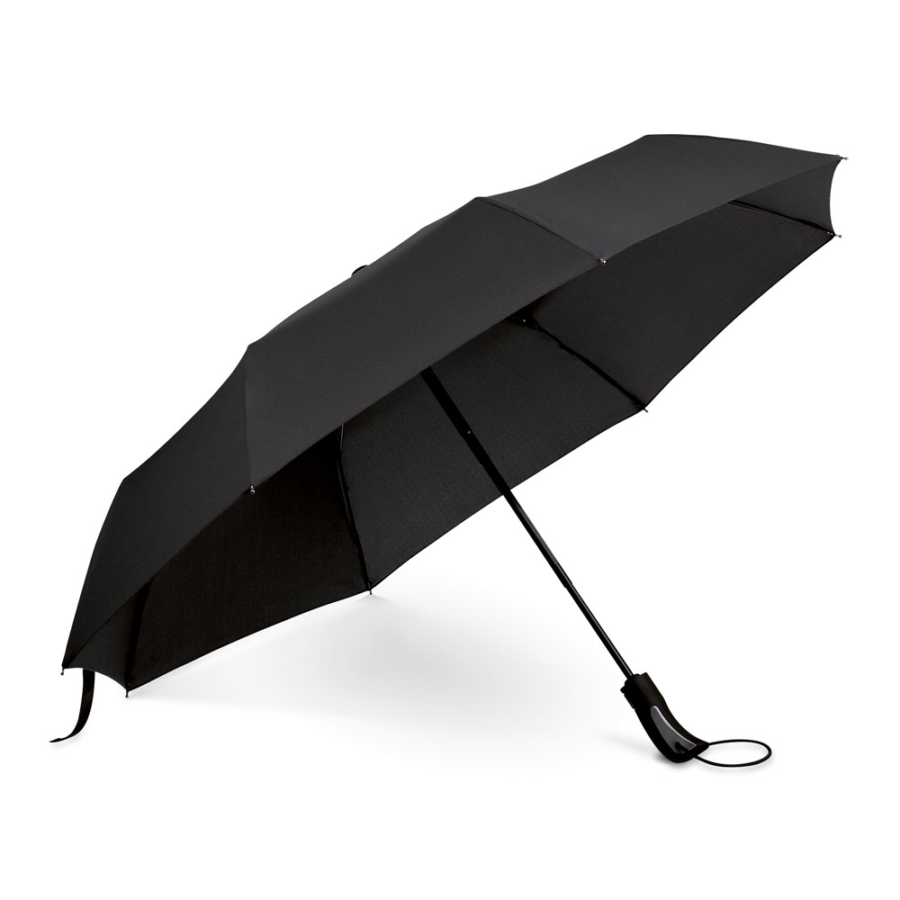 CAMPANELA. Guarda-chuva, dobrável, em 190T pongee com abertura e fecho automático personalizado
