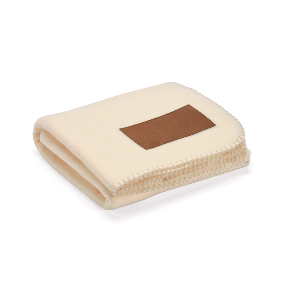 COZY. Manta em tecido polar, 100% poliéster reciclado (100% rPET) (140 g/m²) personalizado