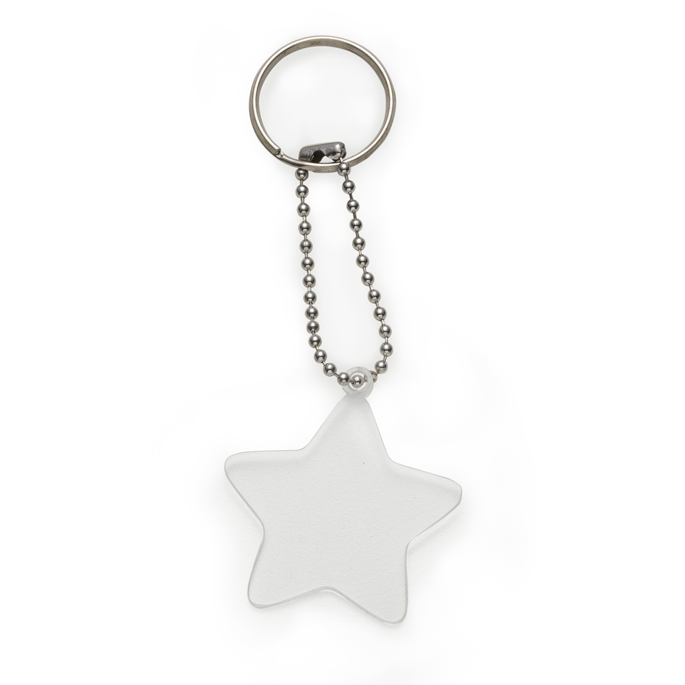 CHAVEIRO PLASTICO ESTRELA personalizado