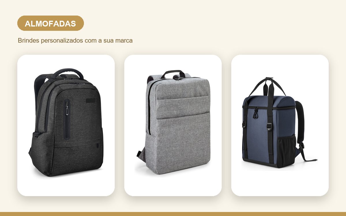 Brindes personalizados com a sua marca — Almofadas personalizadas baratas sem perder a qualidade