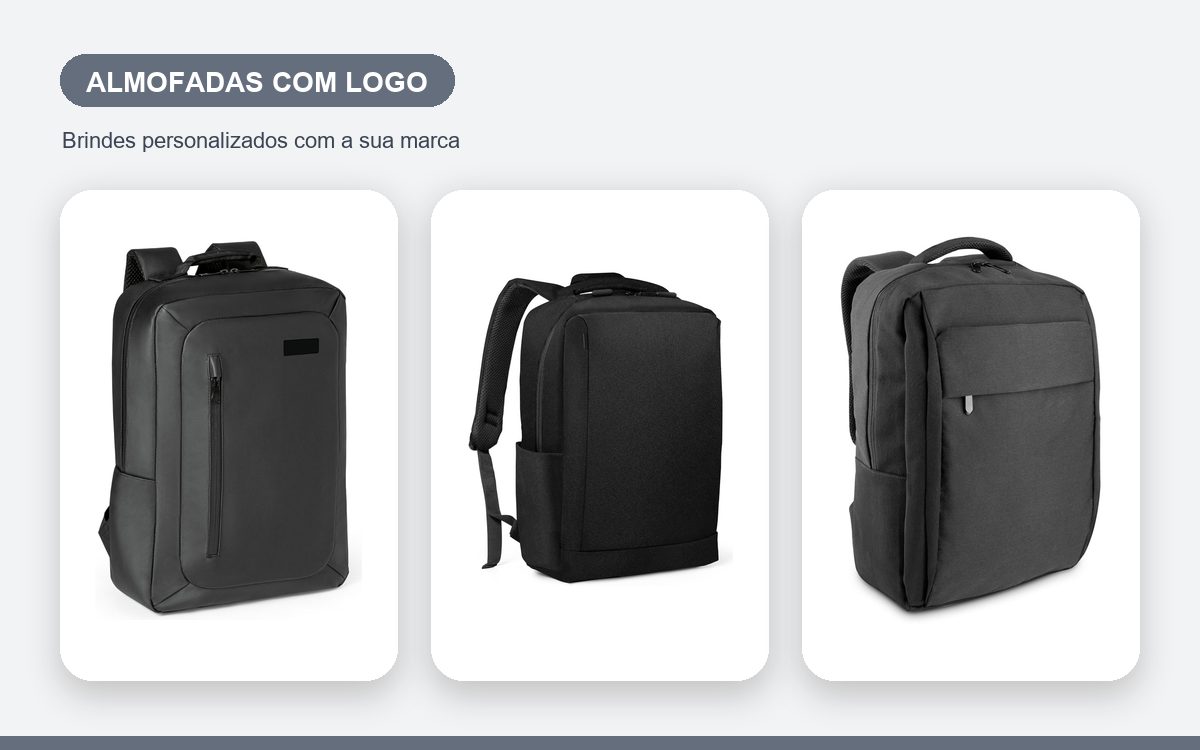 Brindes personalizados com a sua marca — Almofadas personalizadas com logo: como fica e como pedir