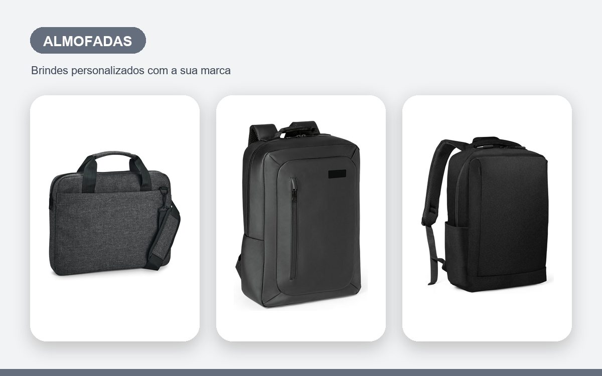 Brindes personalizados com a sua marca — Almofadas personalizadas para eventos e ações de marca