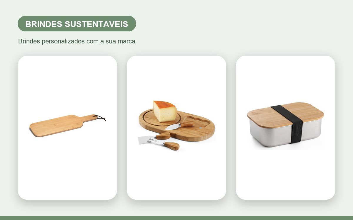 Brindes personalizados com a sua marca — As melhores novidades em brindes sustentáveis para empresas