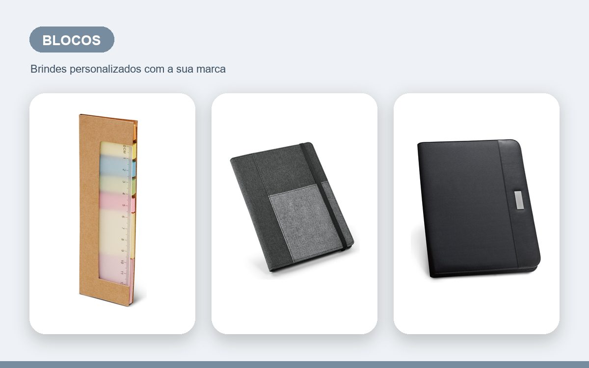 Brindes personalizados com a sua marca — Blocos de anotação personalizados criativos que chamam atenção