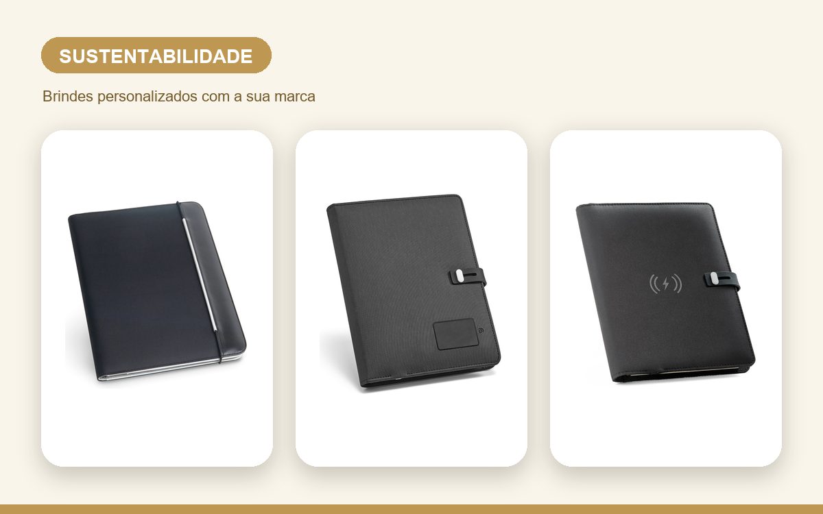 Brindes personalizados com a sua marca — Blocos de anotação personalizados ecológicos e sustentáveis