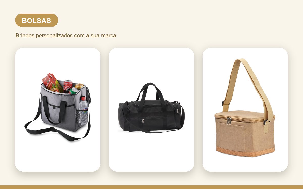 Brindes personalizados com a sua marca — Bolsas personalizadas baratas sem abrir mão da qualidade