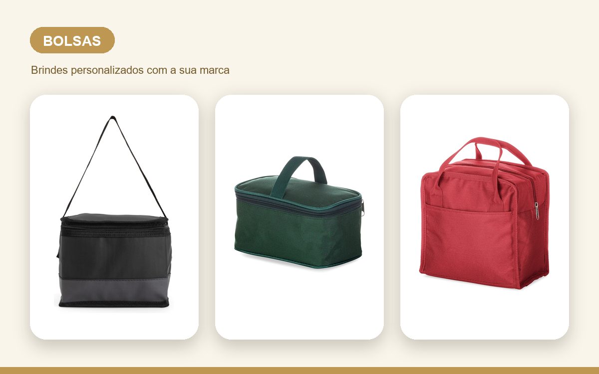 Brindes personalizados com a sua marca — Bolsas personalizadas criativas que chamam a atenção