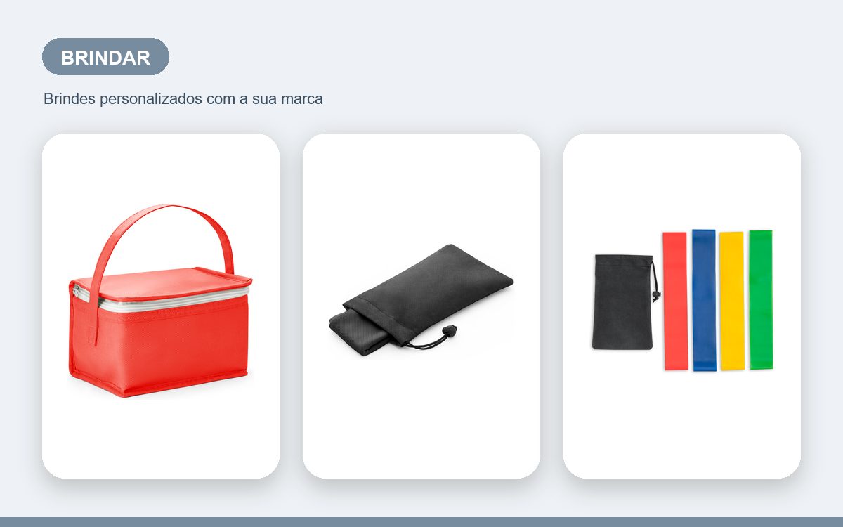 Brindes personalizados com a sua marca — Bolsas personalizadas para brindar e encantar clientes