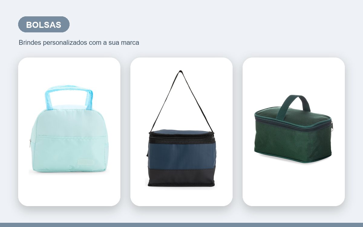 Brindes personalizados com a sua marca — Bolsas personalizadas para eventos, feiras e ações de marca