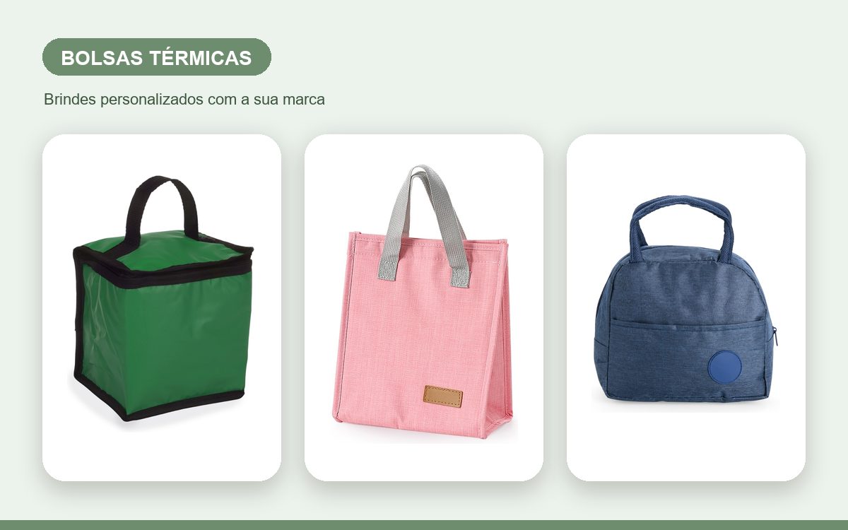 Brindes personalizados com a sua marca — Bolsas Térmicas Personalizadas para Colaboradores e Equipes