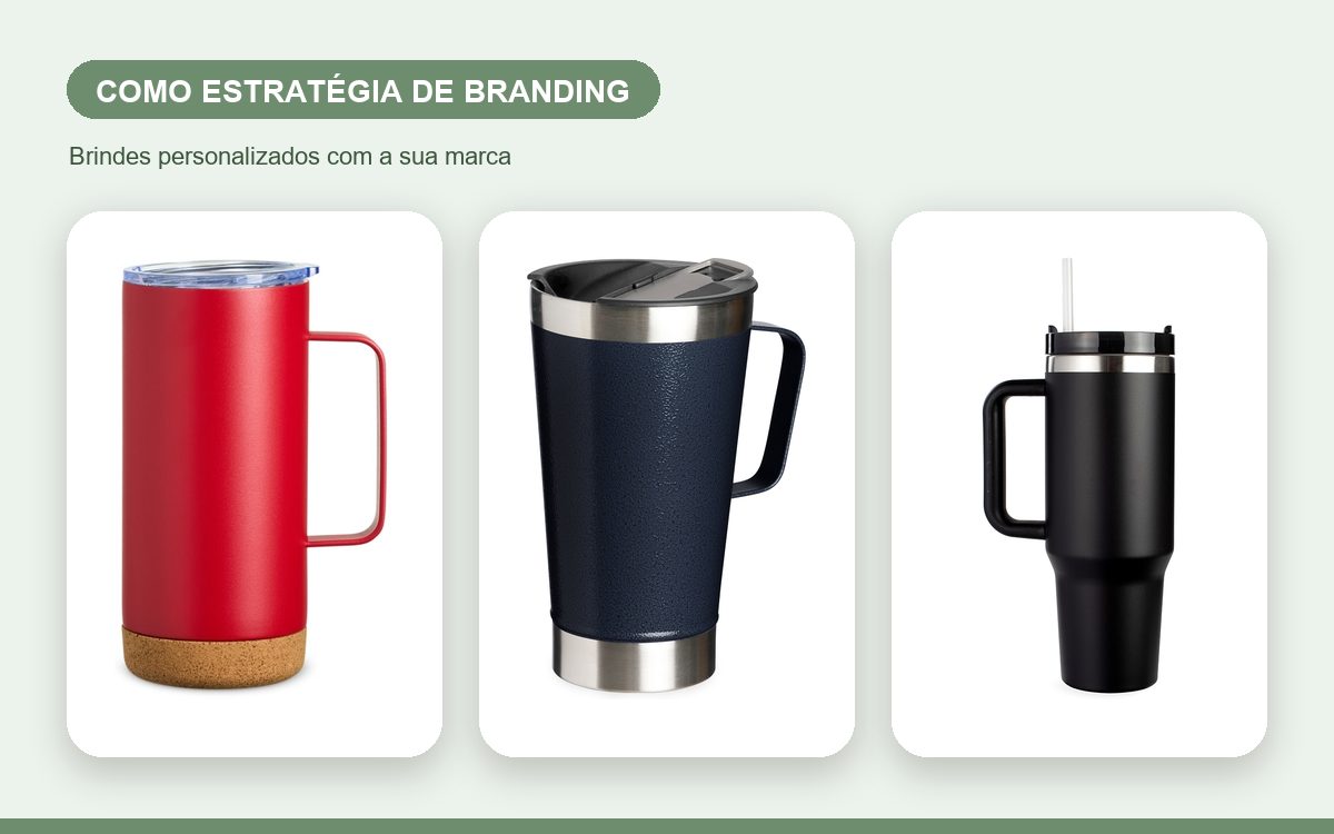 Brindes personalizados com a sua marca — Brindes como estratégia de branding para sua empresa