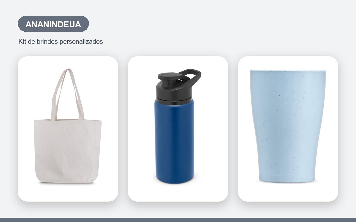 Brindes personalizados com a sua marca — Brindes Corporativos em Ananindeua: Kits para Empresas