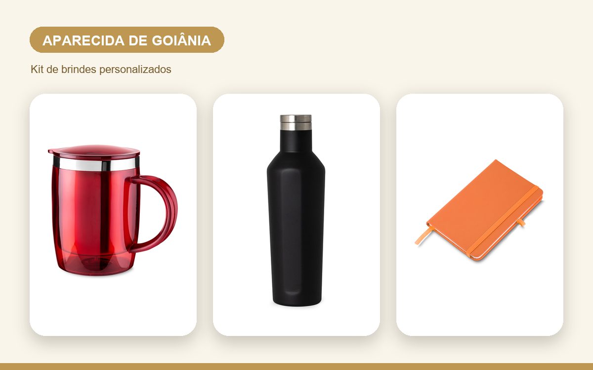 Brindes personalizados com a sua marca — Brindes Corporativos em Aparecida de Goiânia: Kits
