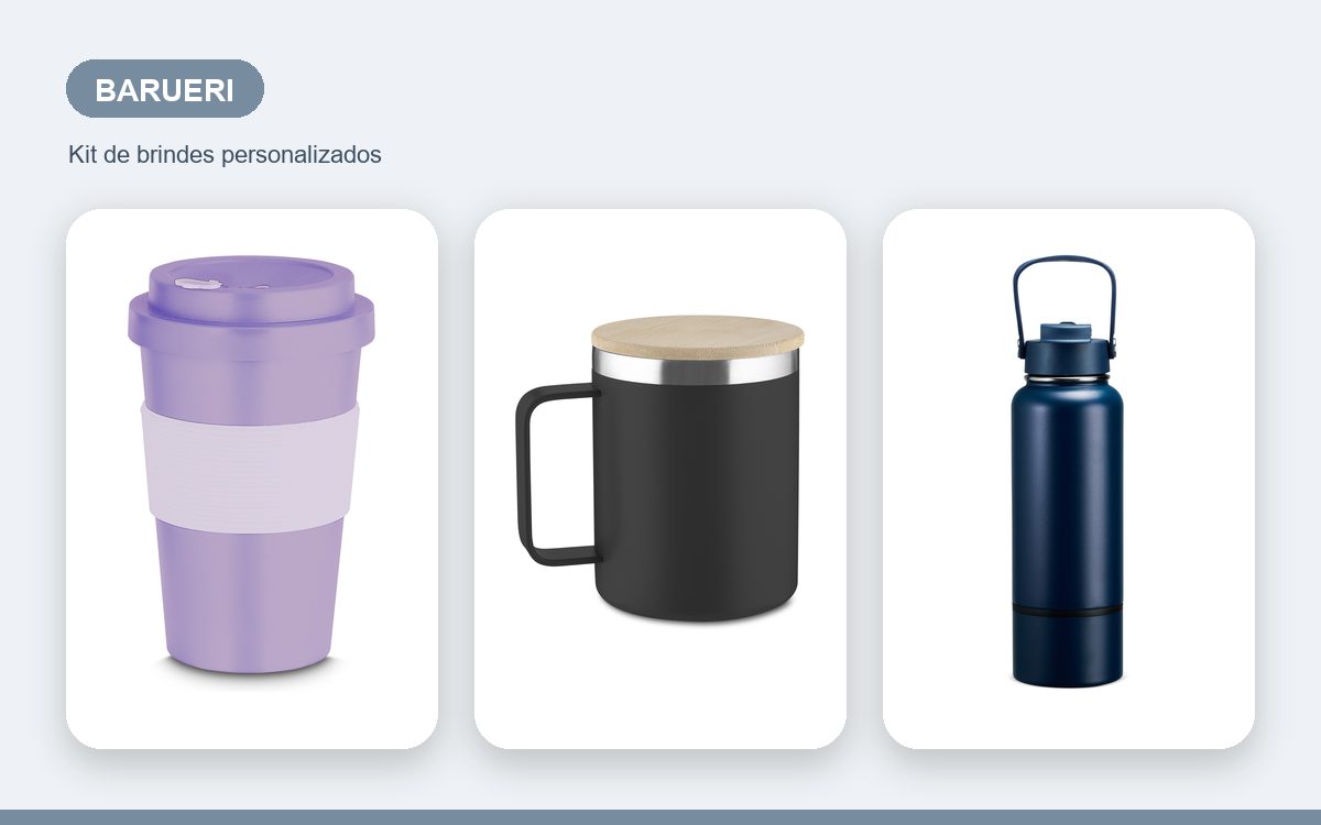 Brindes personalizados com a sua marca — Brindes Corporativos em Barueri: Kits para Empresas