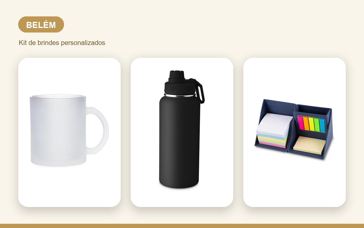 Brindes personalizados com a sua marca — Brindes Corporativos em Belém: Kits para as Empresas