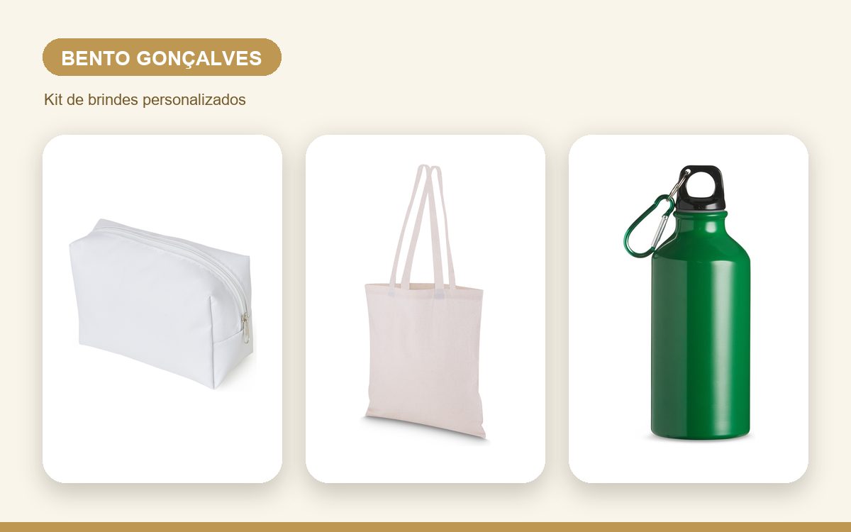 Brindes personalizados com a sua marca — Brindes Corporativos em Bento Gonçalves: Kits para Empresas