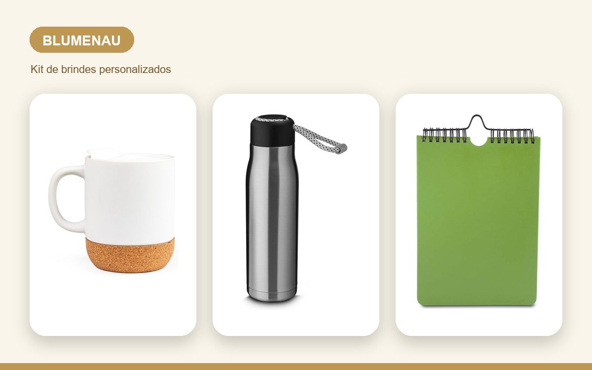 Brindes personalizados com a sua marca — Brindes Corporativos em Blumenau: Kits para Empresas