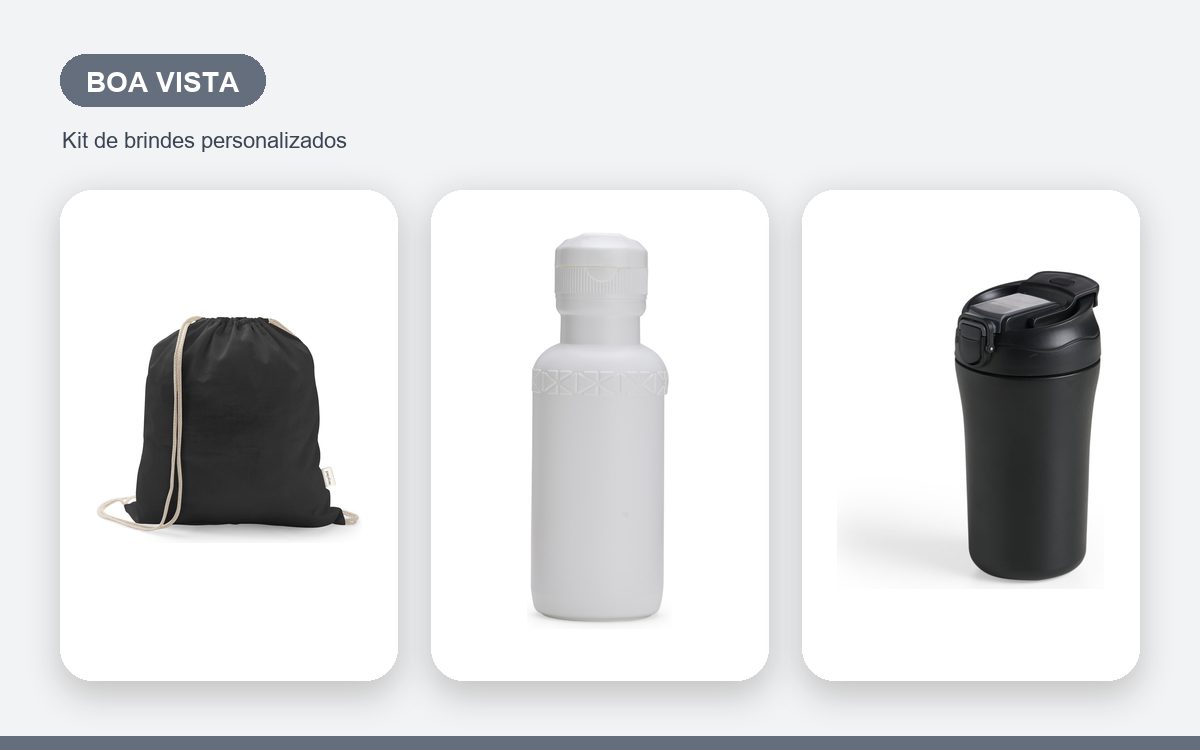 Brindes personalizados com a sua marca — Brindes Corporativos em Boa Vista: Kits para Empresas