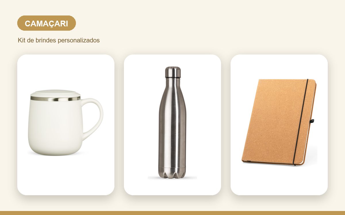 Brindes personalizados com a sua marca — Brindes Corporativos em Camaçari: Kits para Sua Empresa