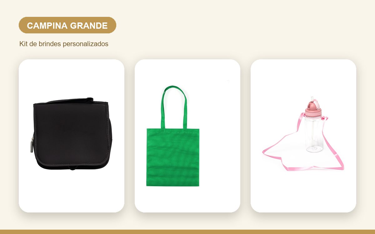 Brindes personalizados com a sua marca — Brindes Corporativos em Campina Grande: Kits para Empresas