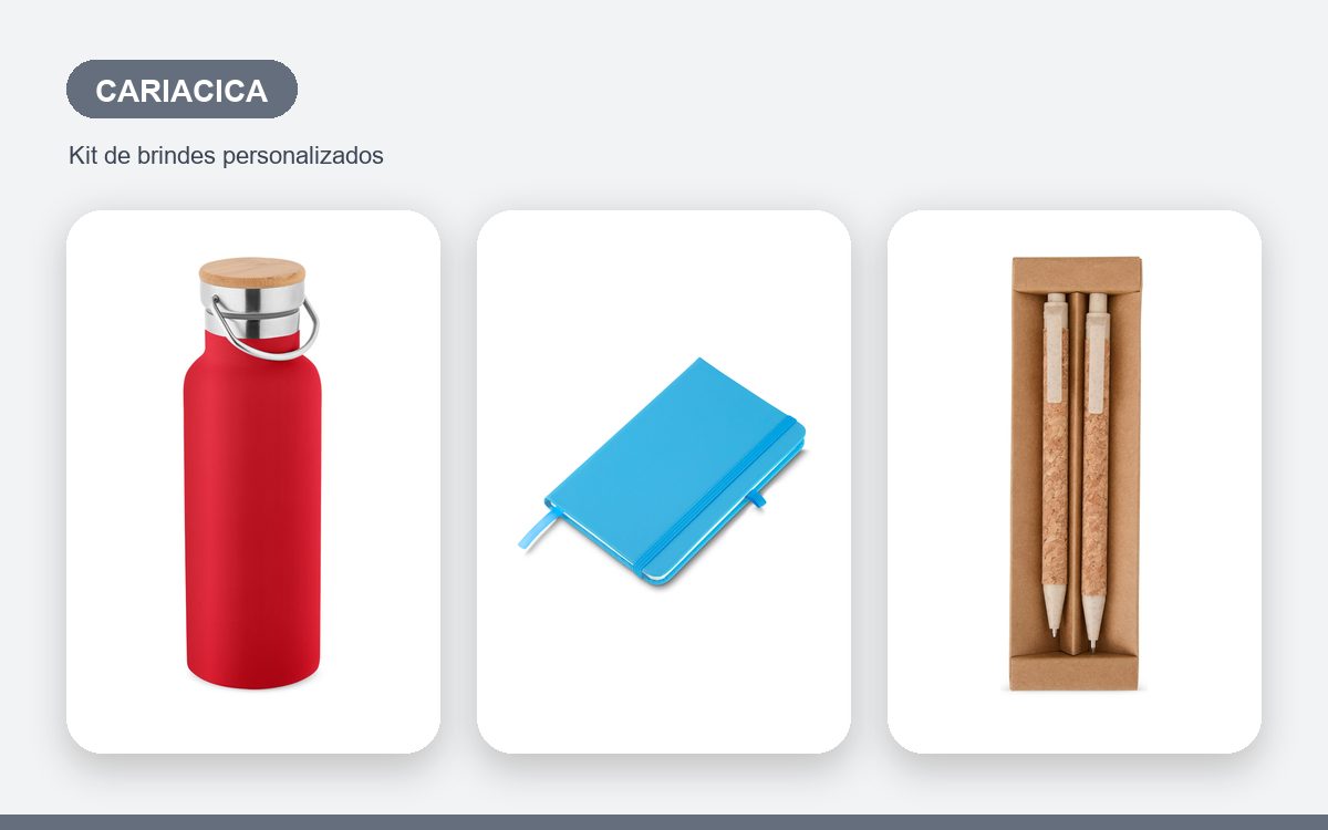 Brindes personalizados com a sua marca — Brindes Corporativos em Cariacica: Kits para Empresas