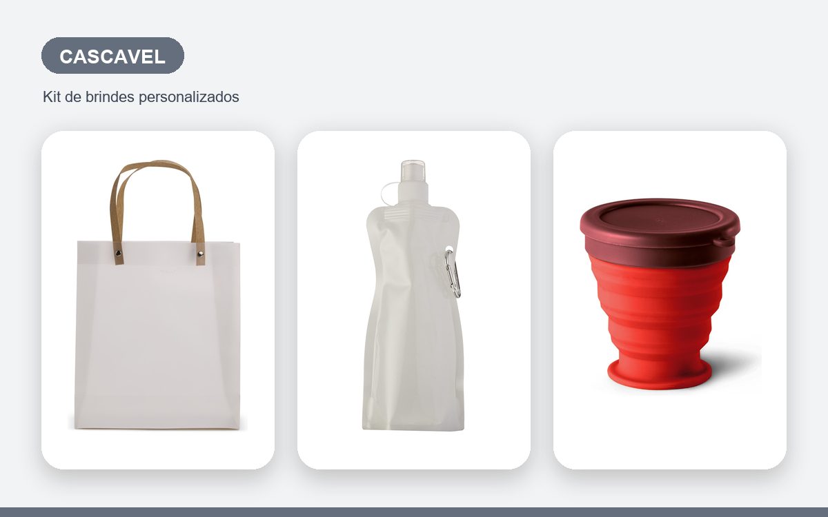 Brindes personalizados com a sua marca — Brindes Corporativos em Cascavel: Kits para Empresas