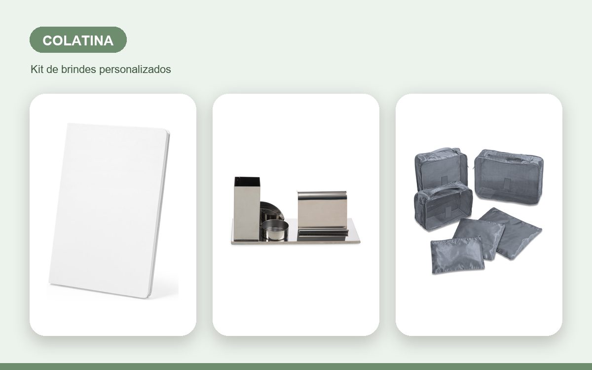 Brindes personalizados com a sua marca — Brindes Corporativos em Colatina: Kits para Empresas e Ações