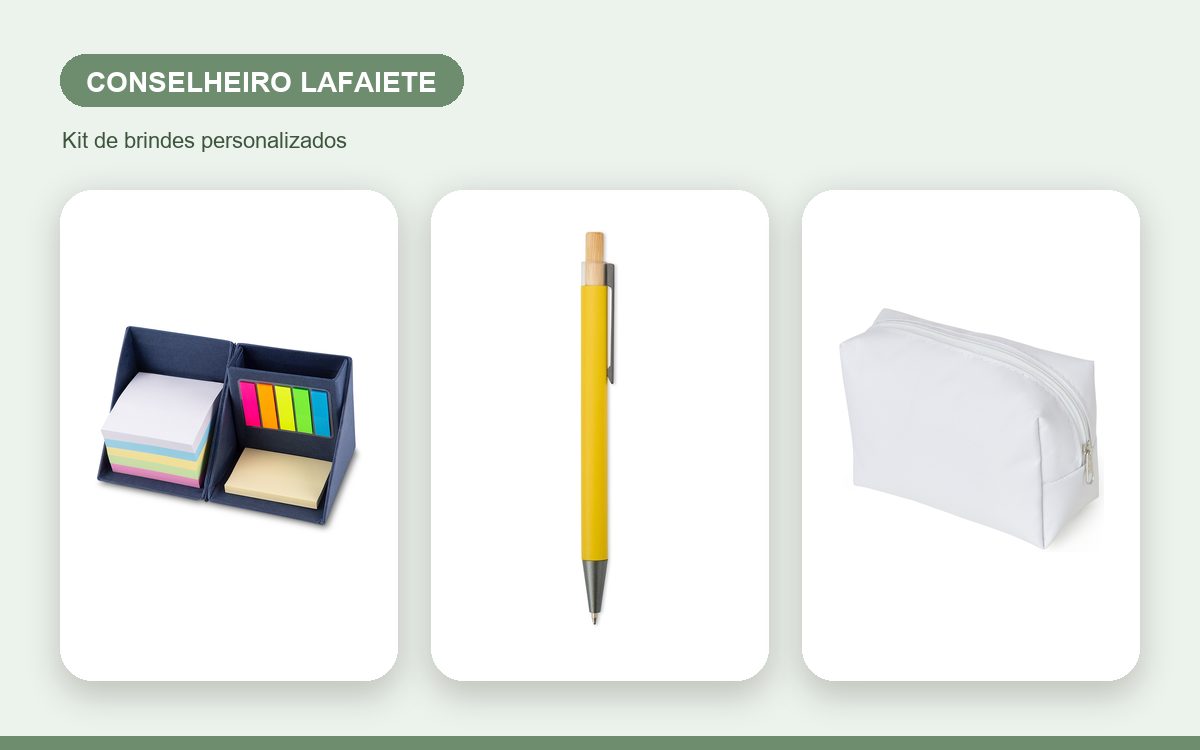 Brindes personalizados com a sua marca — Brindes Corporativos em Conselheiro Lafaiete: kits e estratégias