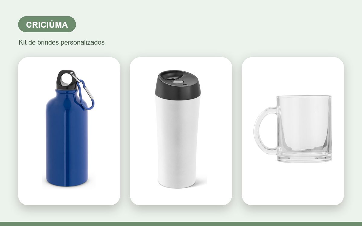 Brindes personalizados com a sua marca — Brindes Corporativos em Criciúma: Kits para Empresas