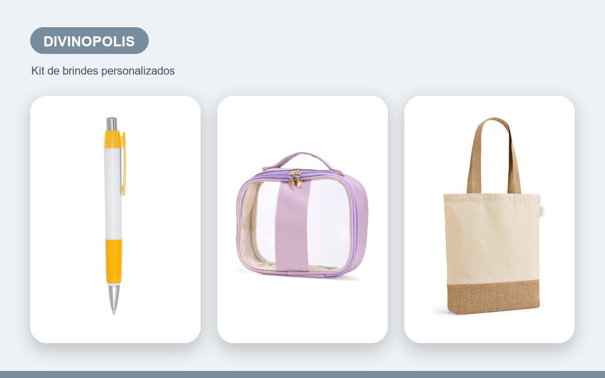 Brindes personalizados com a sua marca — Brindes corporativos em Divinopolis: kits e estratégias para empresas