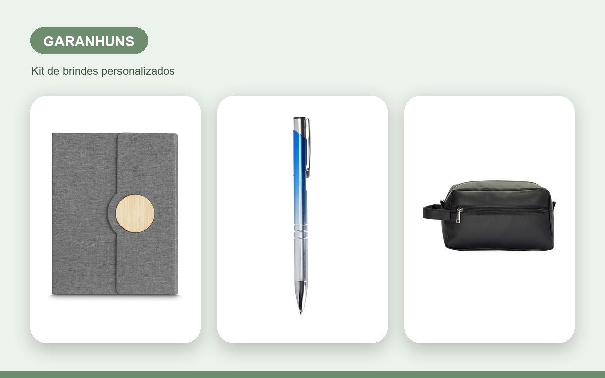 Brindes personalizados com a sua marca — Brindes Corporativos em Garanhuns: Kits para Empresas